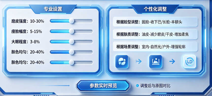 别让美颜毁了真实感!直播美颜参数的专业设置与个性化调整策略