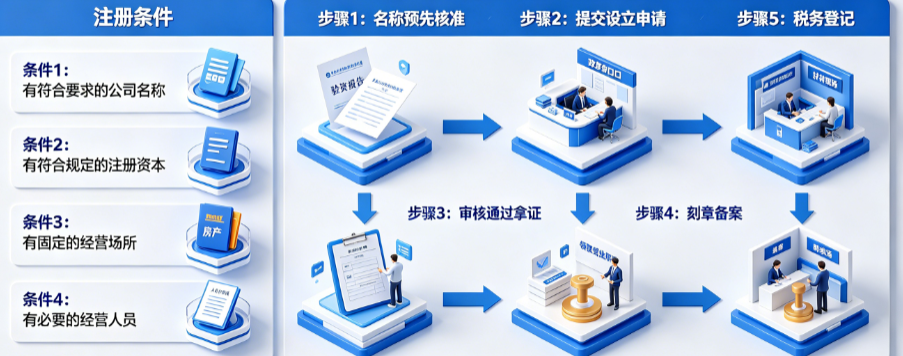 想在厦门注册公司怕条件不符流程复杂?揭秘注册条件与完整流程步骤