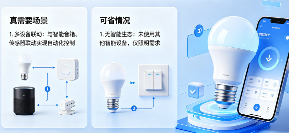智能灯泡是智商税吗？揭秘哪些场景真需要、哪些情况可以省