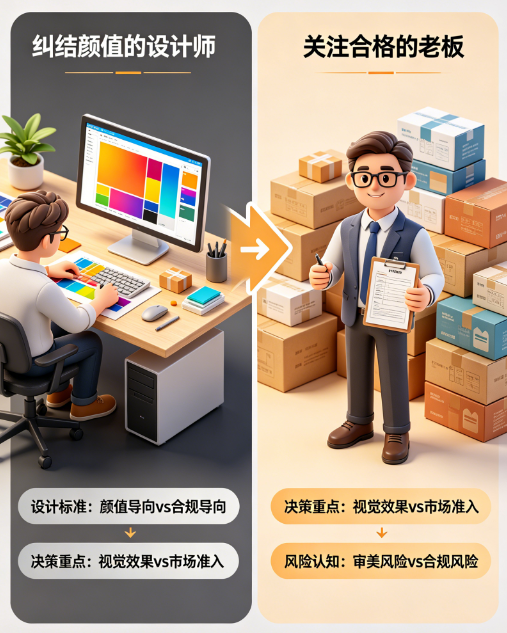纠结颜值的设计师vs关注合格的老板：3个认知差异决定包装成败