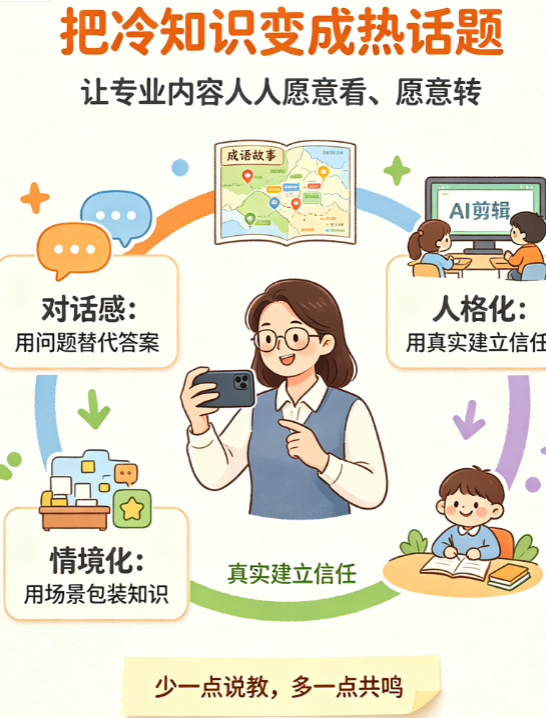 教育社媒别只懂“知识点堆砌”!从用户痛点到课程信任的完整创作要点