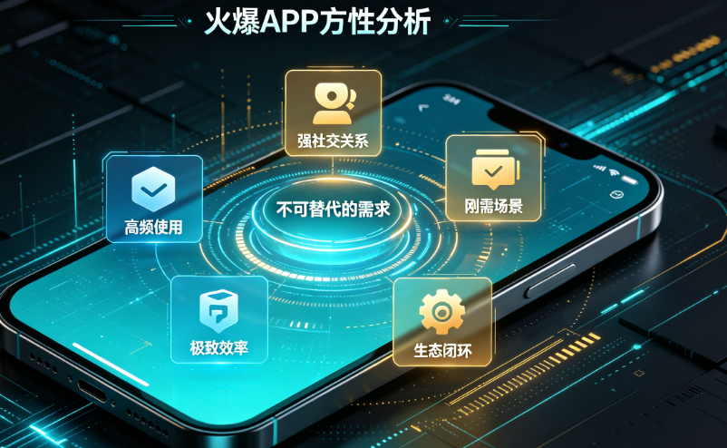 火爆APP的5个表现与1个核心共性：表面看各有不同，底层看→解决了“不能被替代”的需求