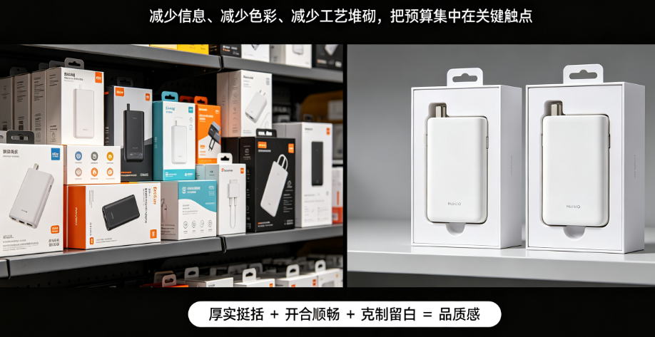 移动电源纸盒双插盒怎么设计?配件类产品的包装如何做到\