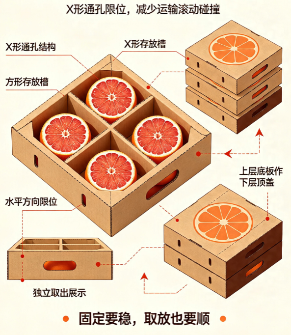 水果礼盒千篇一律?红心柚手提箱样机如何用结构设计带出“分量感”?