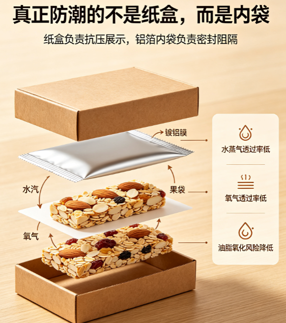 扣底盒 vs 插口盒:杏仁棒零食包装哪种密封性更好?