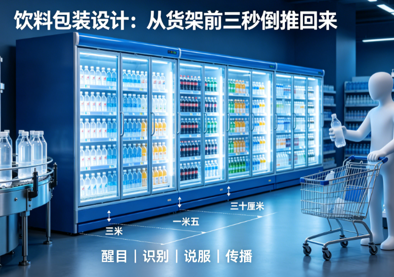 从货架调研到消费决策:饮料包装设计的全链路旅程塑造方法论