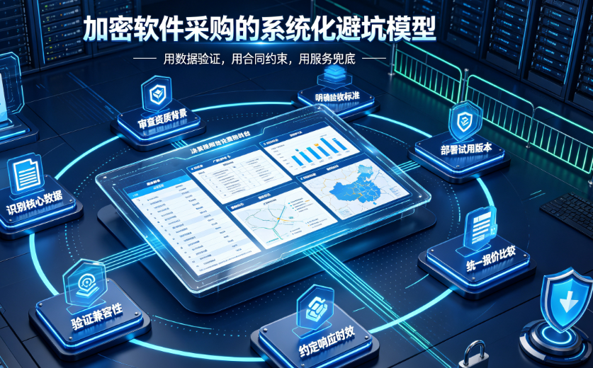 加密软件服务商在线预约7步避坑指南:从需求梳理到合同签署