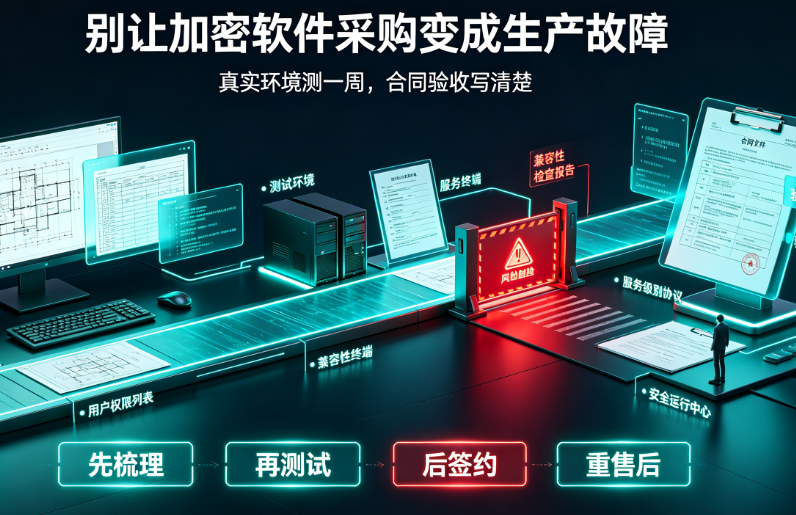 加密软件服务商在线预约7步避坑指南:从需求梳理到合同签署