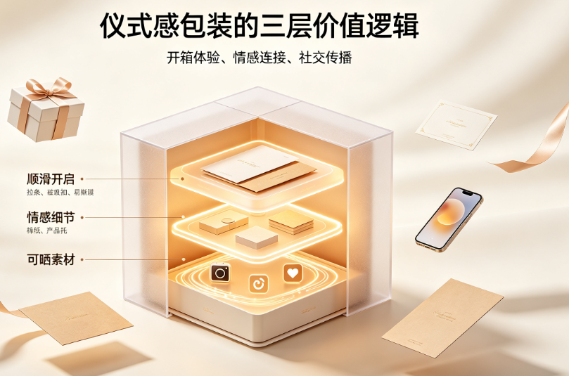 仪式感包装的3层价值逻辑:开箱体验、情感连接、社交传播