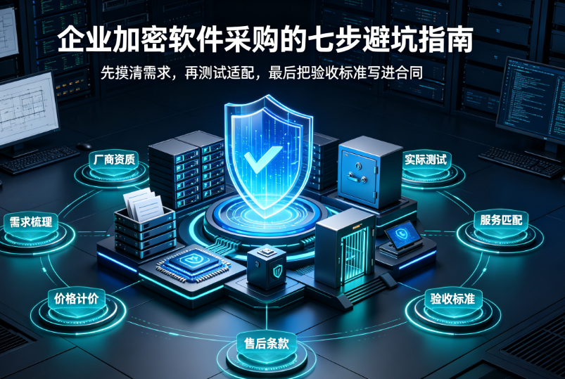 加密软件服务商在线预约7步避坑指南:从需求梳理到合同签署